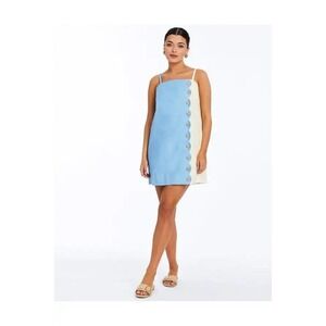 Mestiza Mini Dress Linen Sz 6